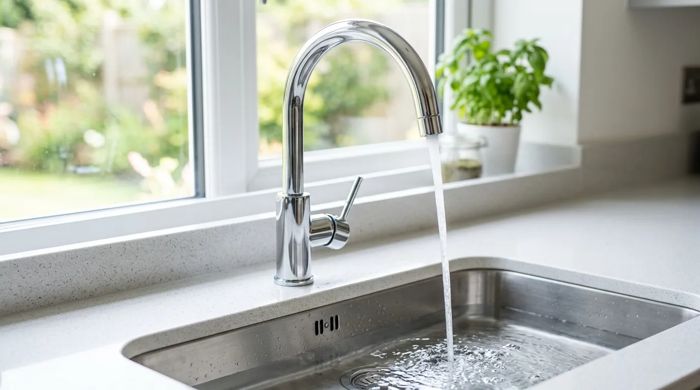 Local Plumbing Master Pros same day plumber fixing a faucet in Pleasantville, PA